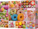 Educa - Puzzle 500 dílků pro dospělé | Candy koláž. Rozměry: 48 X 34 cm. Obsahuje lepidlo na puzzle Fixpuzzle. Už 11 let (19904) Puzzle Naty Shop