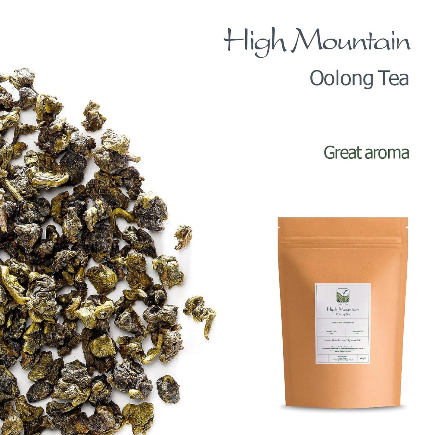 Čaj Tie Guan Yin Oolong - Sypaný čaj Tchajwanská formosa - Tchajwanský čaj Wu Long - Modrý čaj - Čaj Olongh Ti Kuan Yin Olong Čaj Olong Modrý čaj Ti čaj Tieguanyin Čaj Taiwanský čaj