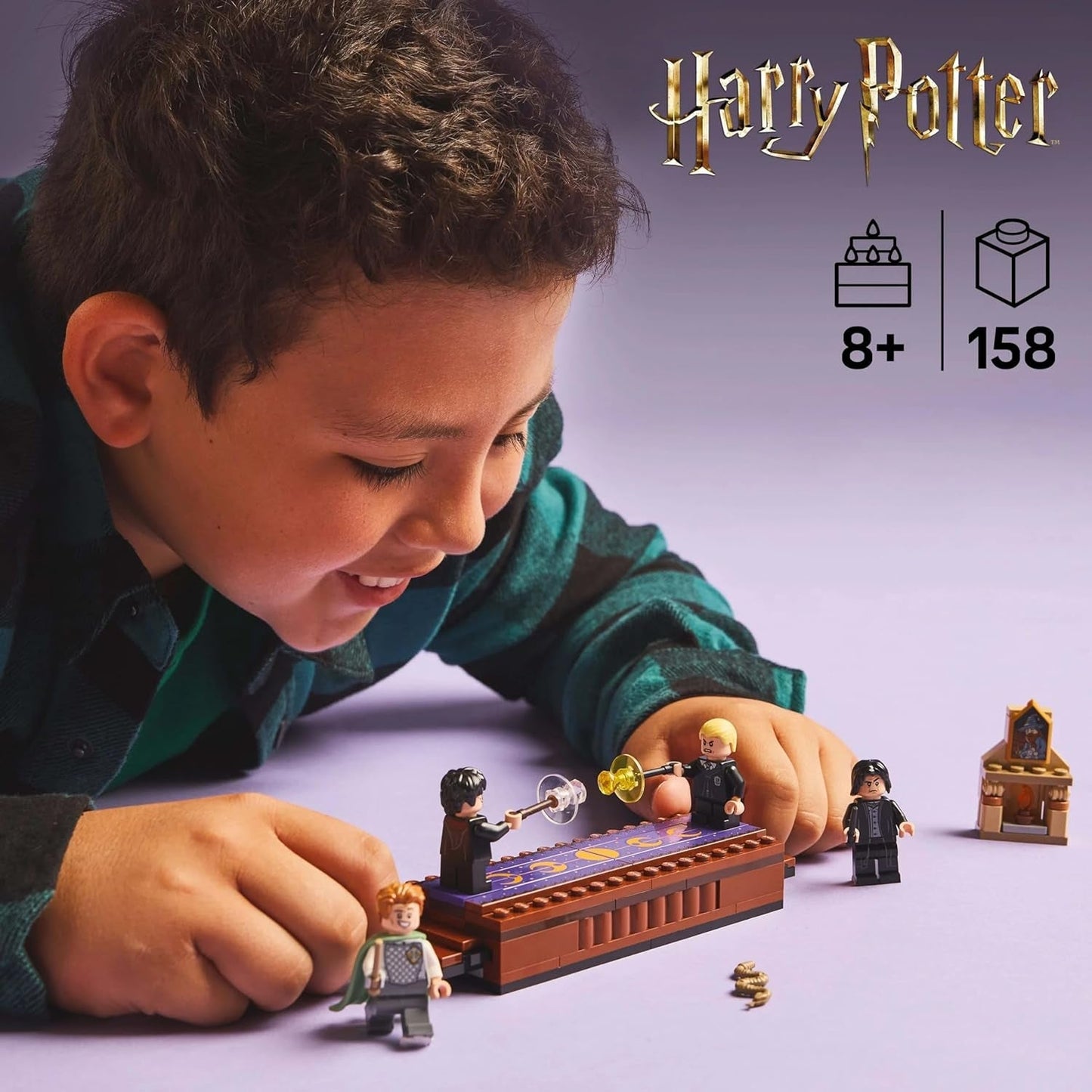 Stavebnice LEGO Harry Potter Bradavický hrad: Soubojnický klub se 4 minifigurkami vč. Draco Malfoy, Gilderoy Lockhart & Severus Snape, sada S funkcí Pro chlapce a dívky ve věku 8+ 76441 Stavebnice Besuche den LEGO-Store
