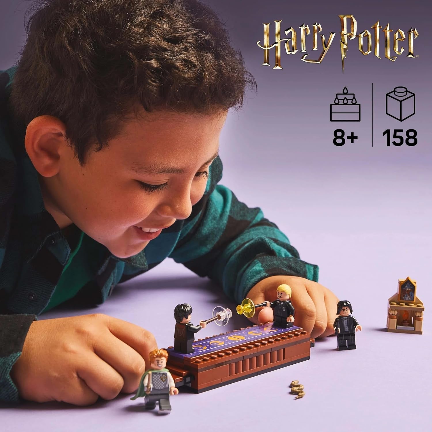 Stavebnice LEGO Harry Potter Bradavický hrad: Soubojnický klub se 4 minifigurkami vč. Draco Malfoy, Gilderoy Lockhart & Severus Snape, sada S funkcí Pro chlapce a dívky ve věku 8+ 76441 Stavebnice Besuche den LEGO-Store