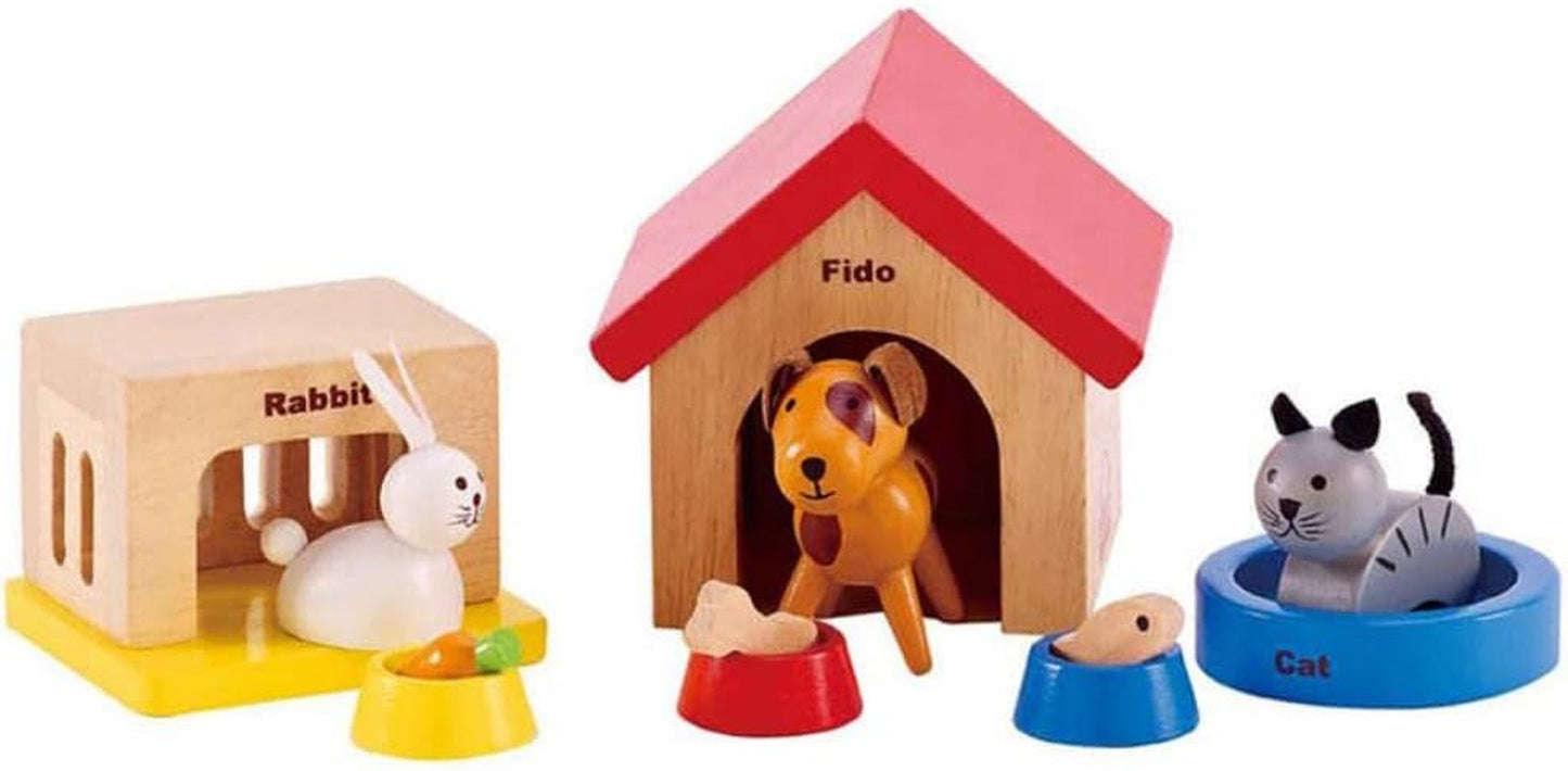 Hape E3459 - Dětský pokoj, malý domeček pro panenky Naty Shop Pets