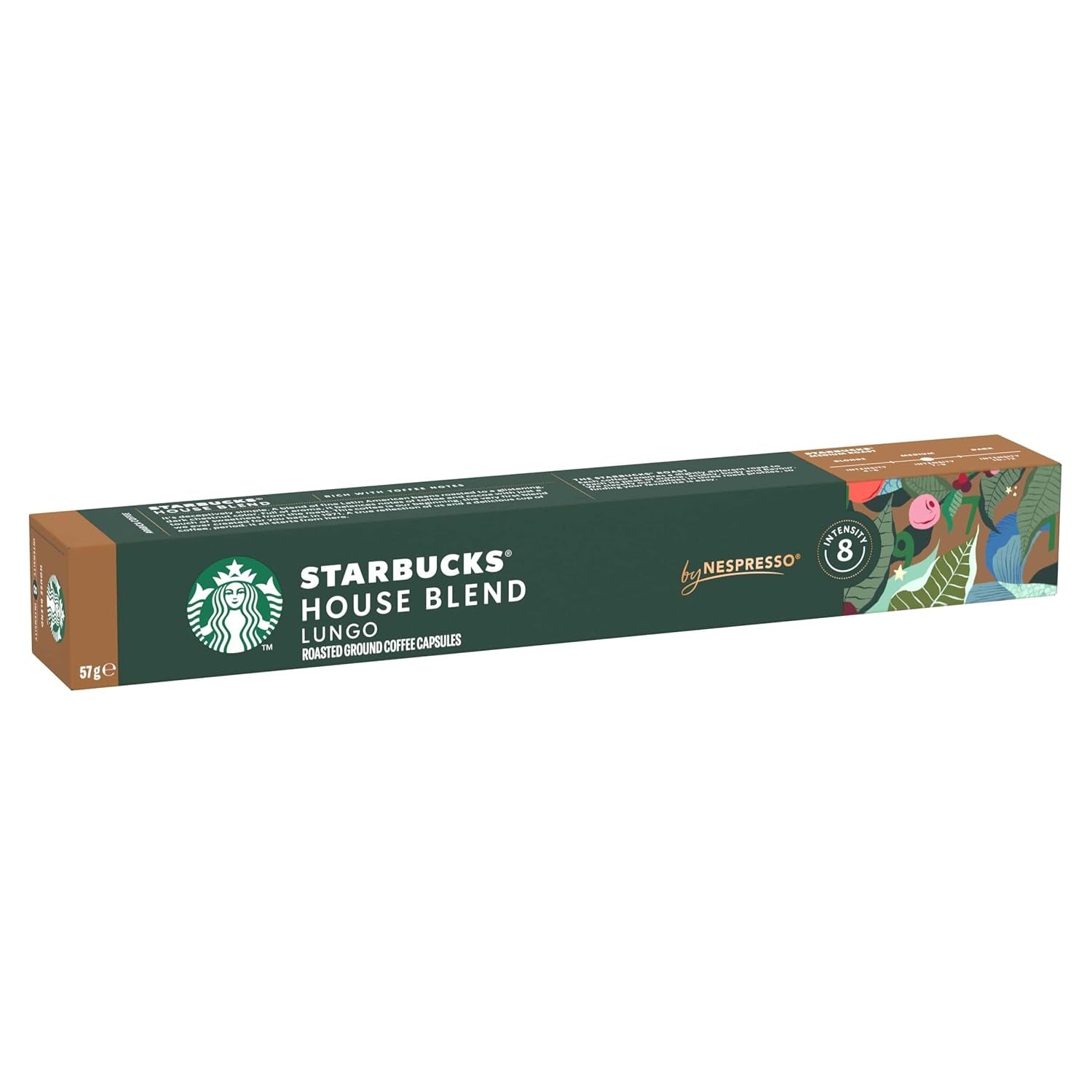 STARBUCKS House Blend od Nespresso, Mittlere Röstung, Kaffeekapseln 10 x 10 (100 Kapseln)