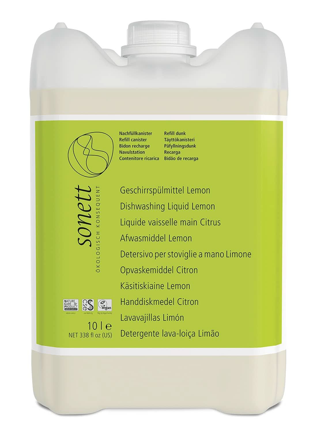Prostředek na mytí nádobí Sonett Lemon Kitchen Detergents Naty Shop