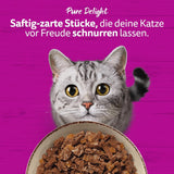 WHISKAS PURE DELIGHT Mokré krmivo v želé 24 x 85 g Klasické ragú (4 balení) 48 porcovaných sáčků