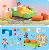 PLAYMOBIL Domeček pro panenky 70209 Pokoj pro mládež s figurkou dívky a doplňky, věk 4+