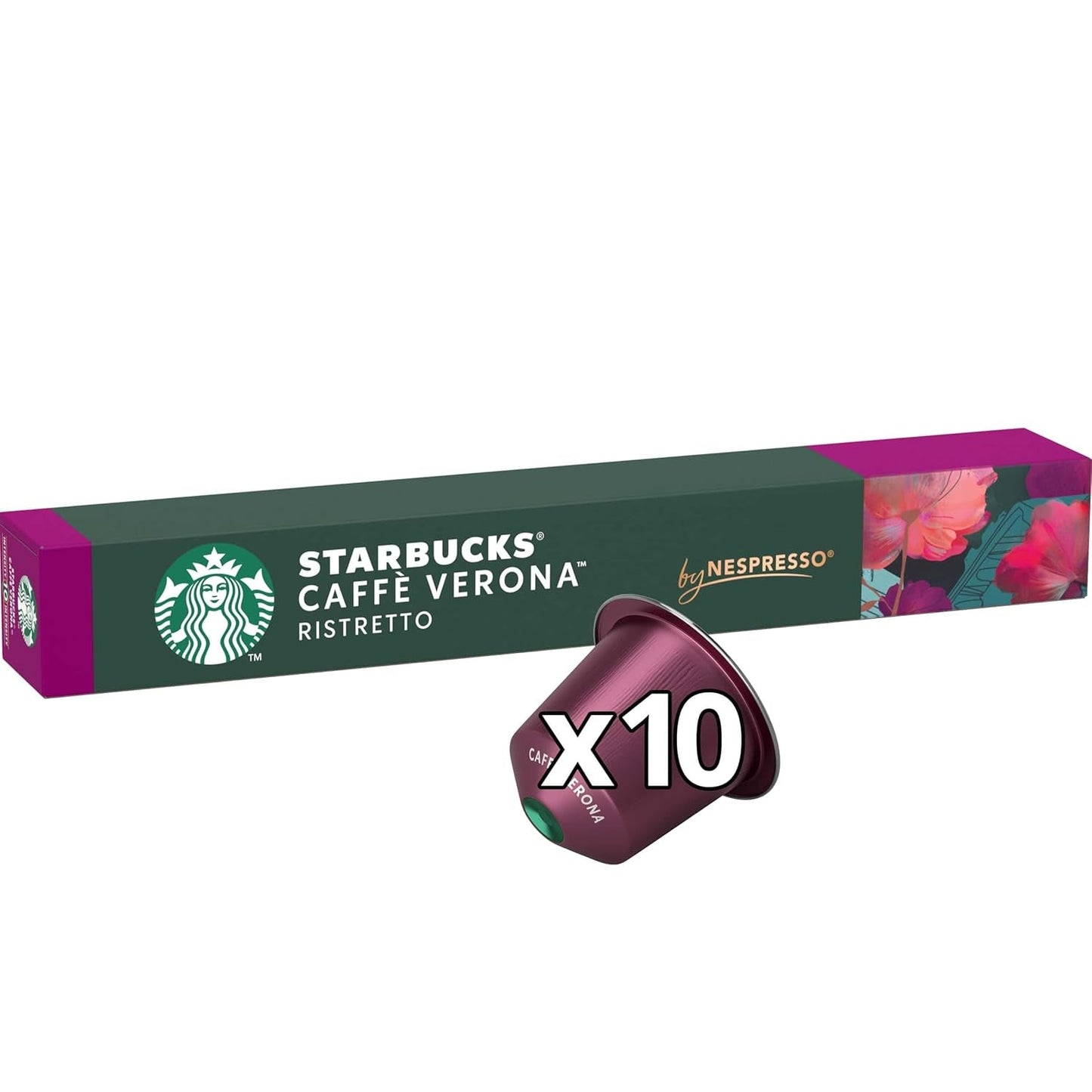 STARBUCKS Caffé Verona od Nespresso, Dark Roast, Kaffeekapseln 10 x 10 (100 Kapseln)