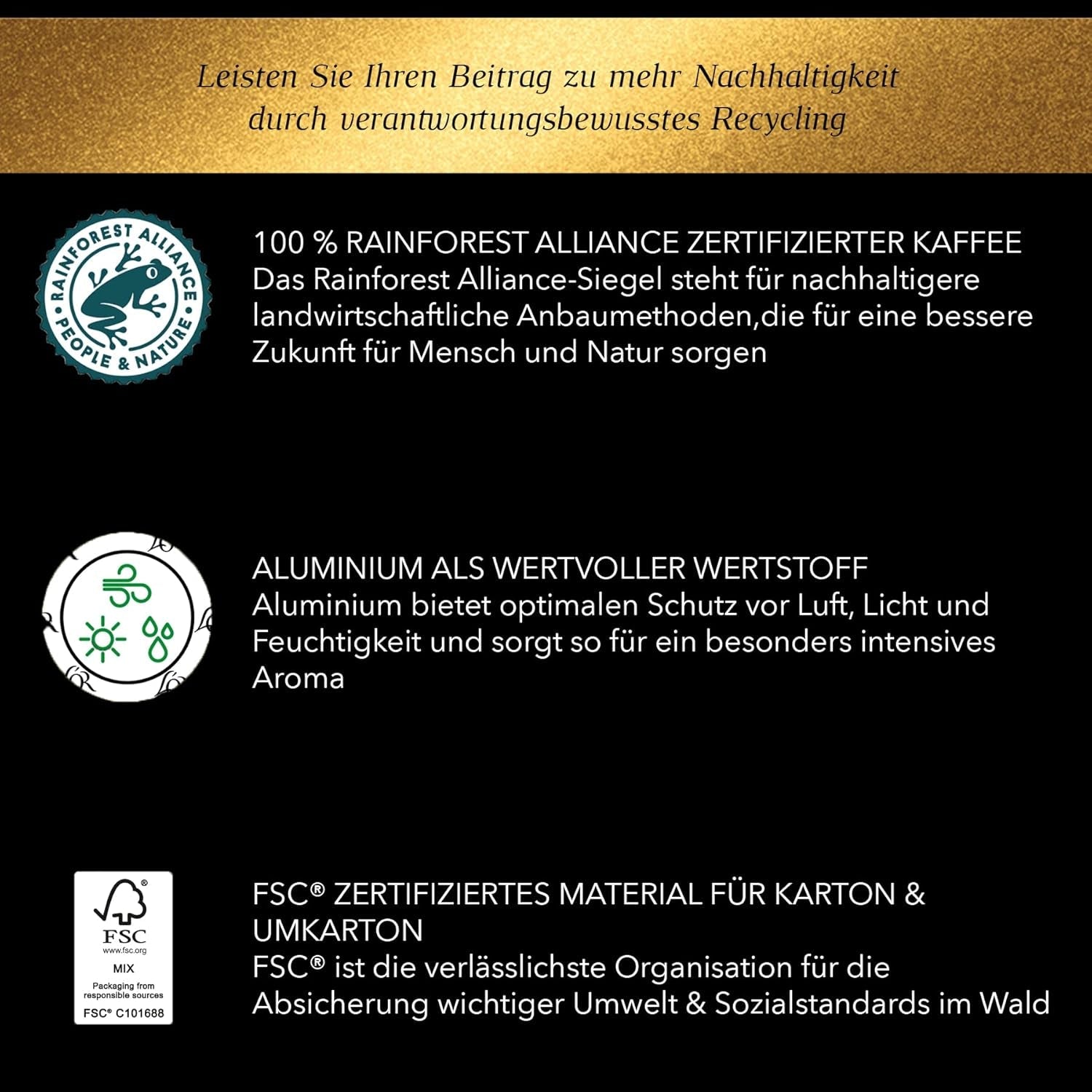 L'OR Suprême Lungo Intense 5, mírný, Intensität 5/10, Nespresso* Pro kompatibilní Kaffeekapseln, 50 Kapseln