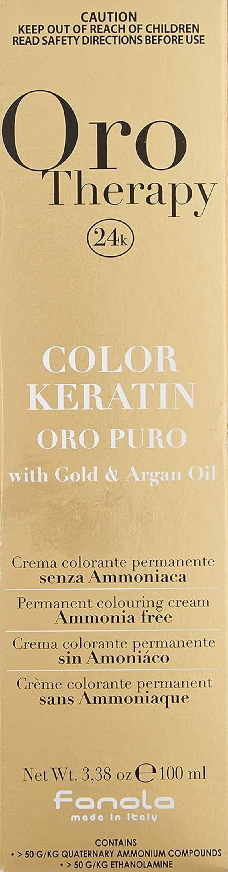 Fanola Oro Therapy Color Keratin 5.0 100ml Barva na vlasy Naty Shop