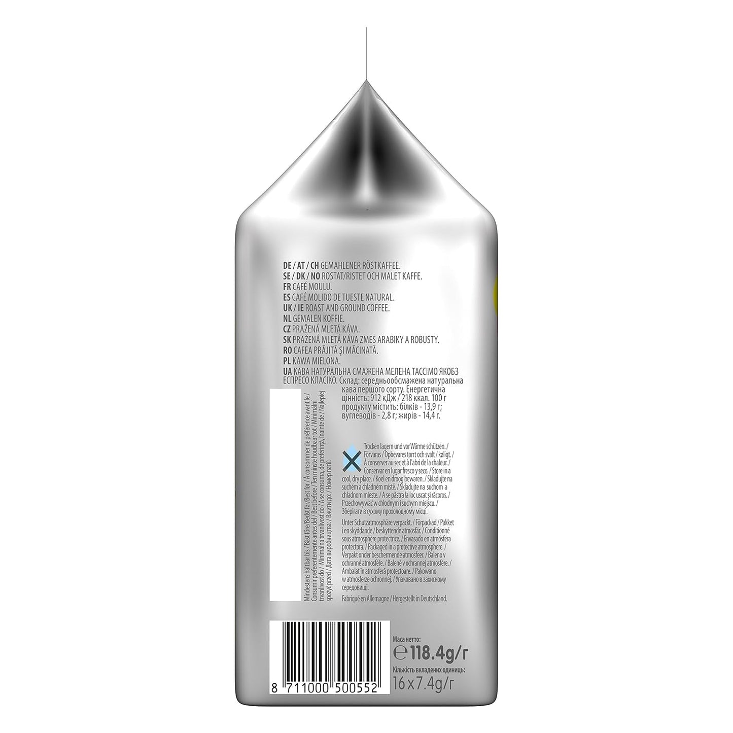 Tassimo Kapseln Jacobs Espresso Classico, 5 x 16 padů, 80 kafékapseln