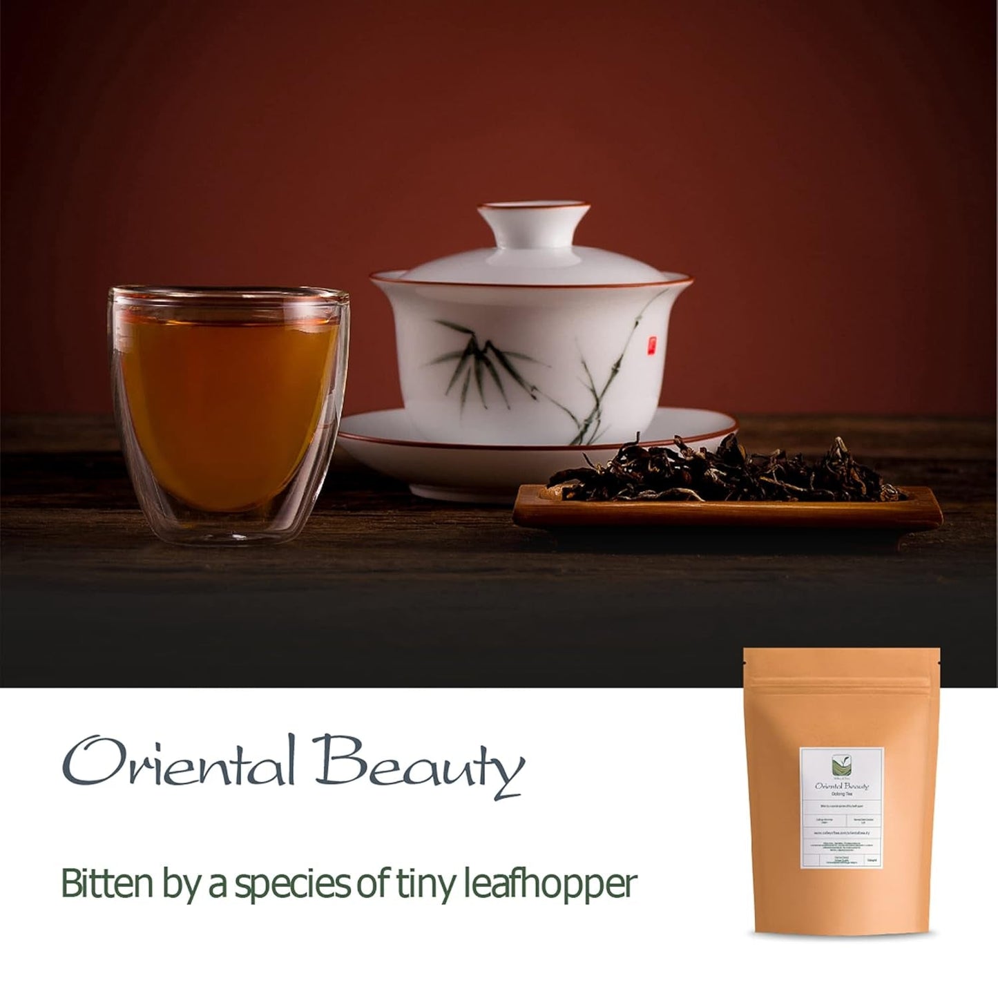 Oriental Beauty Taiwan Oolong čaj - Dongfang Meiren Tchajwanský čaj - Wu Long White Tips nebo Modrý čaj Wu Long Tea Orientální modrý čaj Modrý čaj Olong Čaj Olong Čaj Organický Oolong Čaj Olong Čaj