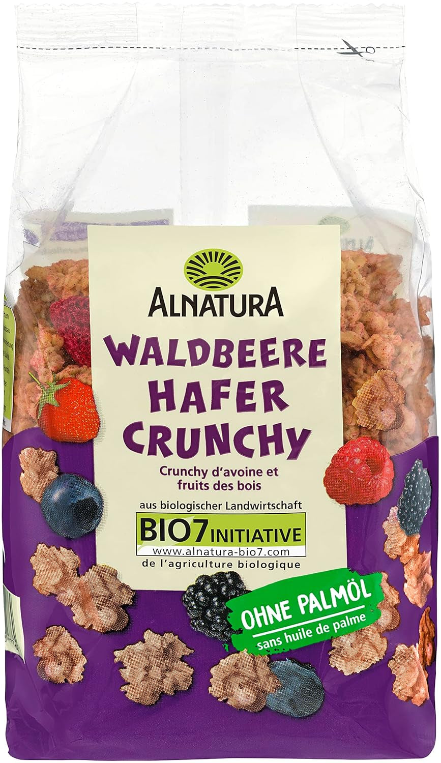 Křupavé ovesné koláčky s bio čokoládou, 375g