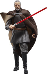 Star Wars Černá série Hrabě Dooku, Star Wars: Pomsta Sithů 20 let sběratelská akční figurka (15 cm) Akční figurky Naty Shop