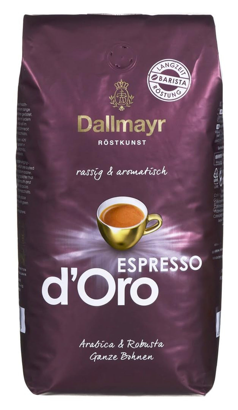 Espresso d'Oro celá zrnková 8x 1000g (8000g) - silně ochucená káva