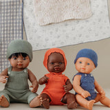 Panenka Miniland Baby, africký chlapec, 32 cm, anatomicky správná