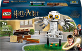 LEGO Harry Potter Hedwig in Privet Drive 4 Dětská sada sova, sestavitelná figurka zvířete s bradavickým kufrem, malý dárek pro kluky, dívky a všechny fanoušky od 7 let 76425 Stavebnice Besuche den LEGO-Store