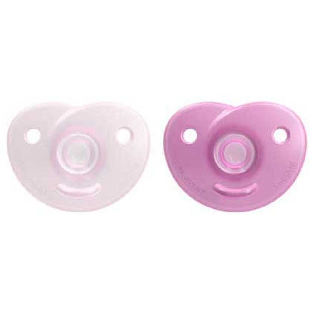 Philips AVENT Soothie - dudlík bez BPA pro děti ve věku 0-6 měsíců, růžový/světle růžový (model SCF099/22)
