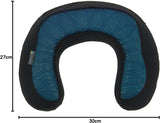 Kine Travel 169803 Gelový polštář na krk Ergonomický cestovní polštář schválený Physio Černomodré cestovní polštáře Naty Shop