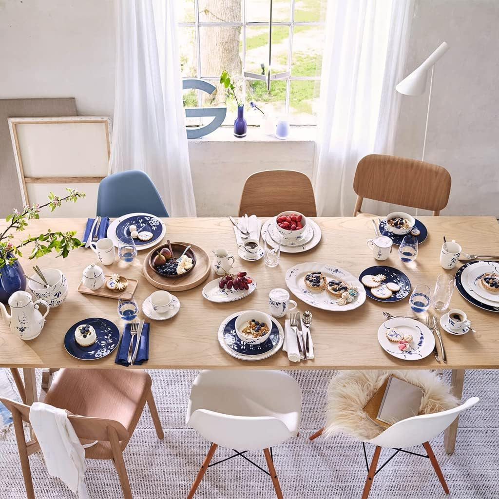 Villeroy & Boch Vieux Luxembourg Hrnek na mléko, 300 ml, prémiový porcelán, bílá/modrá, 1023410760, vícebarevný