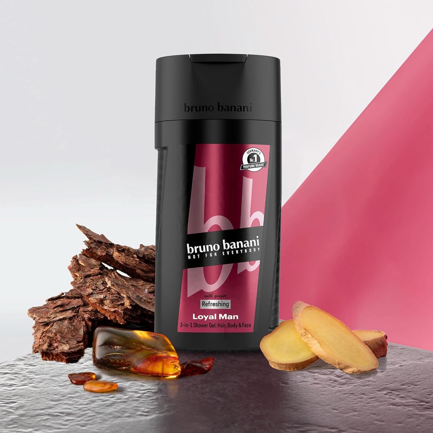 Bruno Banani Loyal Man sprchový gel 3v1 na tělo, vlasy a obličej, muži, 250 ml Sprcha a koupel Naty Shop