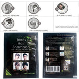 Okamžitá barva vlasů Šampon pro černé vlasy vydrží 30 dní Přírodní přísady Naty Shop Hair Dye