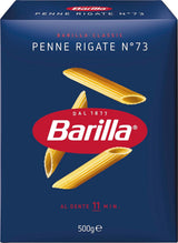 Těstoviny Barilla Classic Penne Rigate Nr. 73 z vysoce kvalitní tvrdé pšenice, vždy al dente (1 x 500 g)
