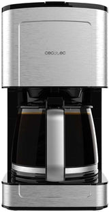 Espresso s filtrem Cecotec Coffee 66 Drop and Touch, výkon 950 W, 1,5 l, 12 šálků, dotykový displej, skleněná karafa, 24hodinový časovač, 6 spínačů, opakovaně použitelný síťový filtr