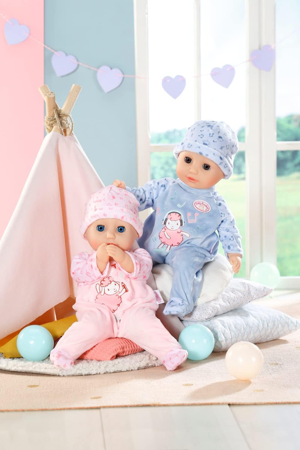 Annabell Malá měkká panenka Annabell 36 cm, s látkovým tělem a ospalýma očima, 36 cm, 709870 Zapf Creation