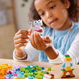 LEGO Classic Creative Animals, krabice s barevnými kostkami, postavte si figurky zvířat z kostek, jako je pes, kočka, králík, křeček a pták, stavebnice pro chlapce a dívky od 5 let 11034 Stavebnice Besuche den LEGO-Store