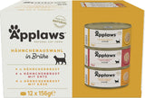 Applaws 100% přírodní prémiové mokré krmivo pro kočky ve více balení kuře ve vývaru – 12 plechovek x 156g balení