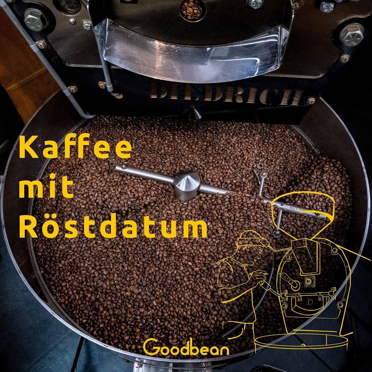 Santos | Kávová zrna 2500g - 100% Arabica z Brazílie | pro espresso, cappuccino nebo silnou filtrovanou kávu | Všestranná pečeně | Klasická káva – perfektní úvod do speciální kávy