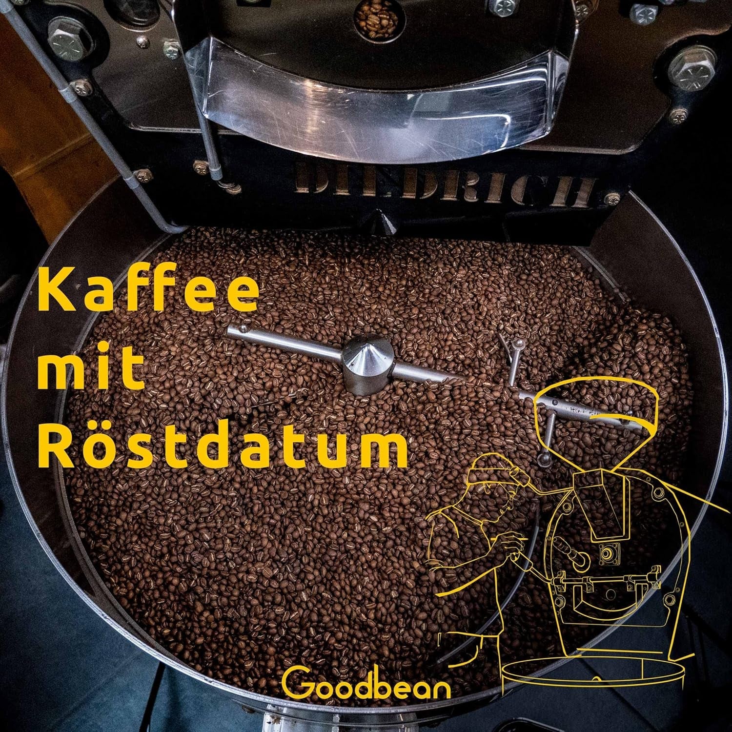 Santos | Kávová zrna 2500g - 100% Arabica z Brazílie | pro espresso, cappuccino nebo silnou filtrovanou kávu | Všestranná pečeně | Klasická káva – perfektní úvod do speciální kávy