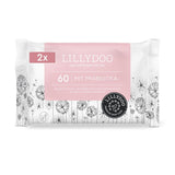 Zelené vlhčené ubrousky LILLYDOO, počet 600 (10 x 60), 100% ubrousek odolný proti roztržení bez plastů – bez parfemace, jemný a přírodní, jemný čistící prostředek pro citlivou pokožku, dermatologicky testováno