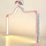 Kalolary Lampadaire, Lash Lumière Pour Extensions De Cils Regglable À 360°, 3000K-6000K Demi-Lune Lamp, Lamp De Beauté (Půlměsíční lampa)