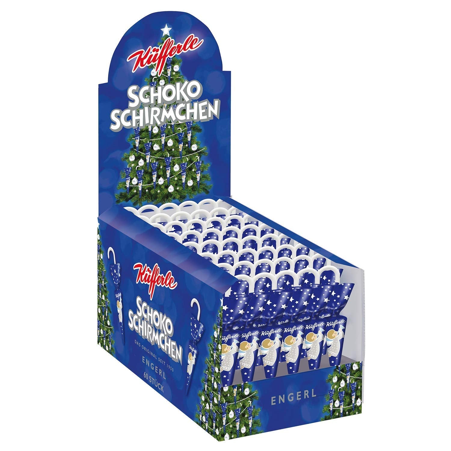 Čokoládové stíny Küfferle Polar Silver 810g (60 kusů)