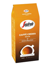 Segafredo Zanetti Caffè Crema Dolce - Celá zrna (1 kg balení) - Vhodné pro Caffè Crema - Lehce až středně pražená kávová zrna s jemnou a vyváženou chutí (2 balení)