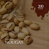 Řemeslné čokoládové pistáciové turrón, 200 g, krémová textura, špičková kvalita, jemné ingredience, autentická chuť, nejdražší turrón na světě