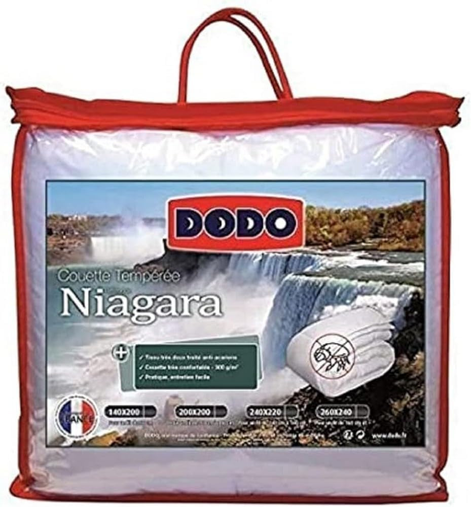 Peřina, Odolná proti roztočům, Bílá, 240 X 220 Cm, Na manželskou postel, Přikrývka Niagara, Měkká a pohodlná, Lze prát v pračce na 40 °C Přikrývky a přikrývky Naty Shop 200X140 Cm Uni