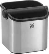 Kávovar WMF Lumero, portafiltr, 1400 wattů, portafilter, 3 vložky, pro 1-2 šálky na espresso, včetně kapslí, 15 bar, držák šálků, napěňovač mléka, matná nerezová ocel