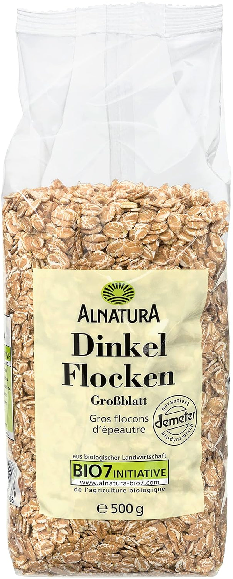 Bio špaldové vločky s velkými vločkami, 500g