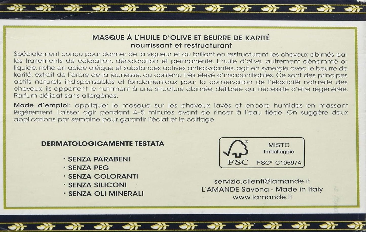 Pleťová maska s olivovým olejem - 300 ml Naty Shop maska na vlasy
