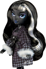 Rainbow High Shadow High Girl's Night - Shanelle Onyx - 28cm módní panenka v odstínech šedé, černé vlasy a obleček s doplňky a hřebenem - Pro sběratele a děti od 6 let