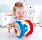 Hape Baby Drum | Pojízdná hudební hračka pro nejmenší, aby se naučila rytmus a různé zvuky, na baterie, od 6 měsíců Baby Toys Naty Shop