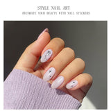 JMEOWIO Nagelfolie UV Härtend Schlange Stern UV gelové proužky na nehty Nálepka na nehty Nagelaufkleber Nail Art Dekoration Nageldesign Zubehör