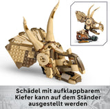 LEGO Jurassic World Dinosaur Fossils: Model lebky Triceratopse, hračka dinosaura pro kluky a dívky od 9 let, dárek pro děti a fanoušky Jurský svět 76969 Stavebnice Besuche den LEGO-Store