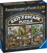 Puzzle Ravensburger EXIT - The Ghostly Manor House - 6X 99dílné puzzle pro dospělé a děti milující puzzle ve věku od 10 let Puzzle Naty Shop