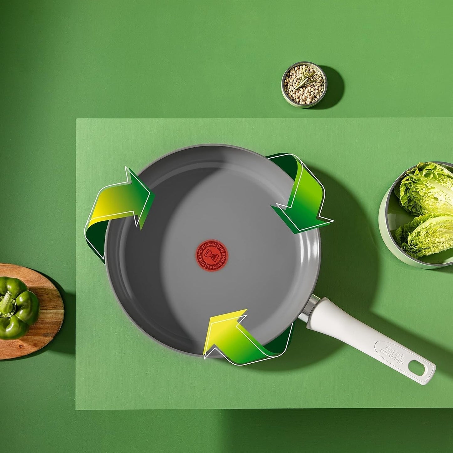 Tefal C42706 Renew na pánvi 28 cm s keramickým těsněním Hrnce a pánve Naty Shop