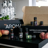 Myarom | Sada: Forest & Meadow - Čistá přírodní příchuť s příchutí ovoce a příchutí ovoce (5 x 10 ml) | Sladidla Naty Shop bez cukru a neslazená