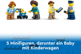 LEGO City dvoupatrový autobus, dvoupatrový autobus na hraní, sada vozidel pro dívky a chlapce od 7 let, obsahuje 5 figurek včetně miminka v kočárku 60407 Stavebnice Besuche den LEGO-Store