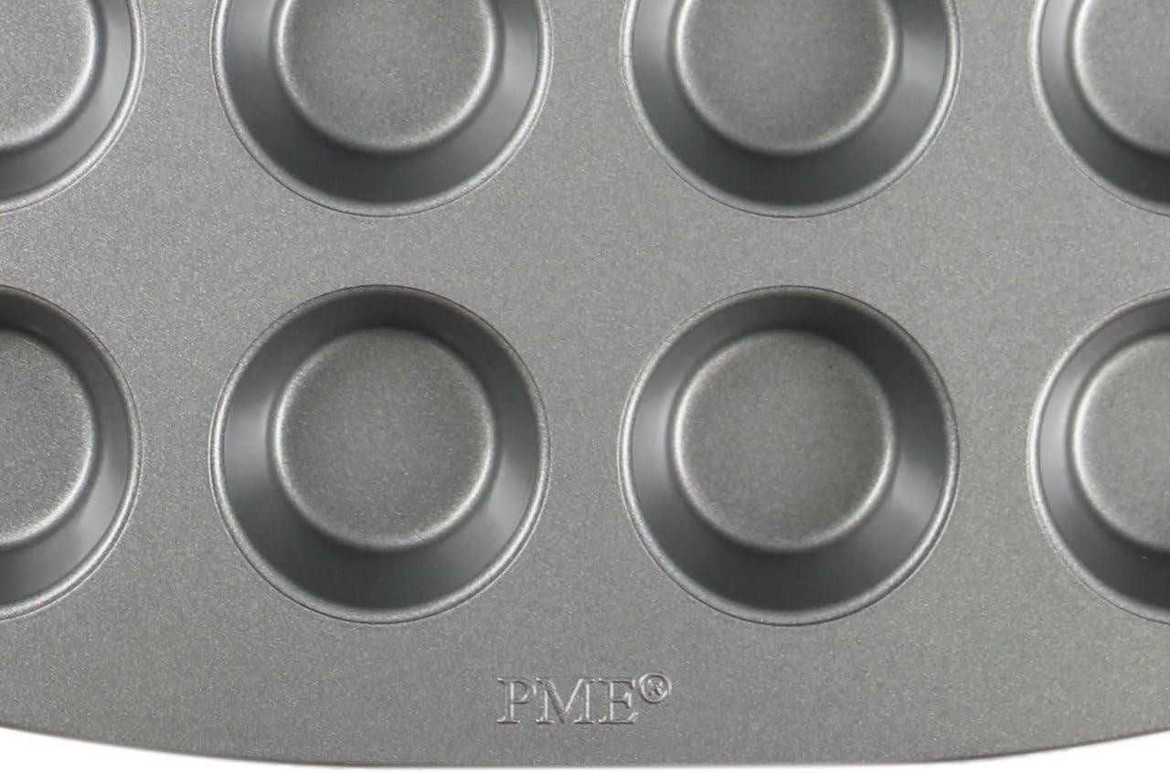 CSB111 Antihaftbeschichtete Mini-Muffinform Mit 24 Löchern Aus Karbonstahl, Edelstahl, Silver, 39,4 X 24,6 X 2,1 Cm Formy a plechy na pečení Naty Shop