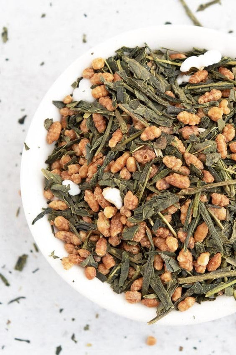 Zelený čaj Umami Bio-Genmaicha z japonských kultur, 100 g – Čajové lístky se smaženou rýží -